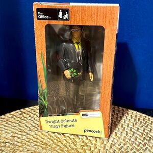 New in Box Dwight Schrute Vinyl Figure The Office Peacock Culturefly